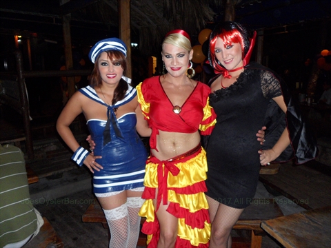 Halloween at Joe's Oyster Bar in Mazatlán, Sinaloa, Mexico