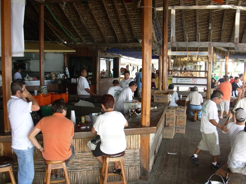 Joe's Oyster Bar main bar area